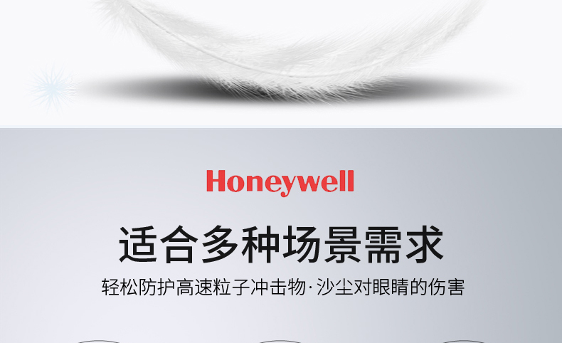 Honeywell霍尼韋爾110200S600A流線型防沖擊防刮擦防護眼鏡圖片6