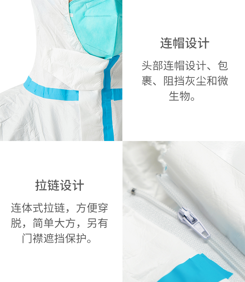 穩(wěn)健604-008224-165醫(yī)用防護(hù)服圖8